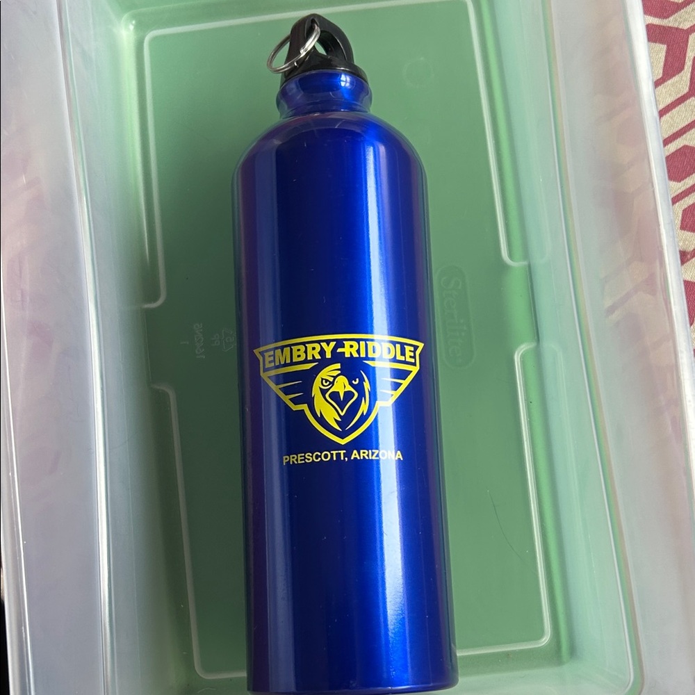 Embry-Riddle Blue Water Bottle